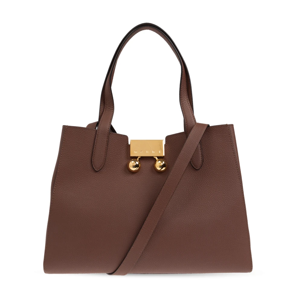 Marni - Bags > Tote Bags - Brown - Marni - Modalova