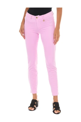 Slim-Fit Stretch Bomullsbyxor