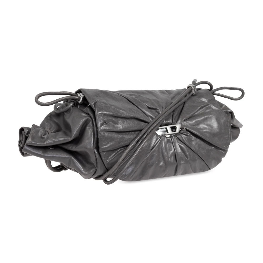Diesel Schoudertas Scrunch-D Gray Dames