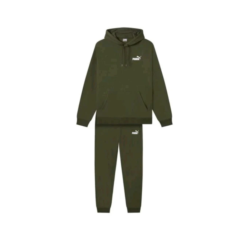 Puma Militair Groene Hoodie Basis Jumpsuit Green Heren
