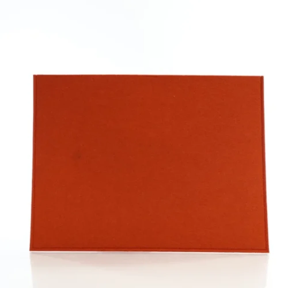 Hermès Vintage Pre-owned Leather clutches Orange Dames