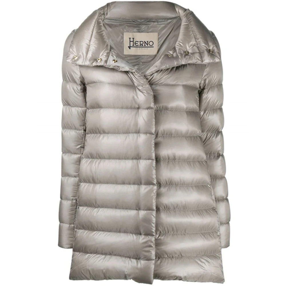 Herno Gewatteerde ganzendons jas Gray Dames