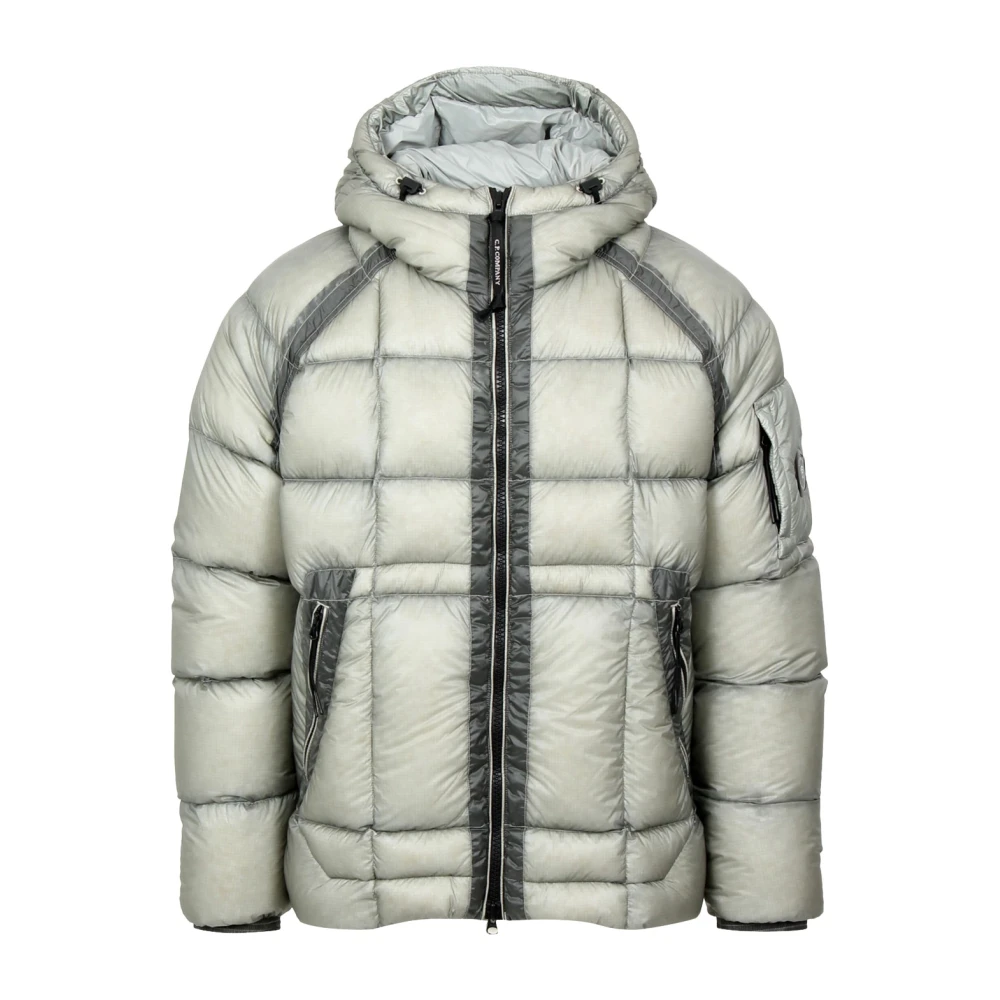 C.p. Company D.d. Shell Hooded Jacket - Male - Winter Jackets - Gray - Xl - Jackets