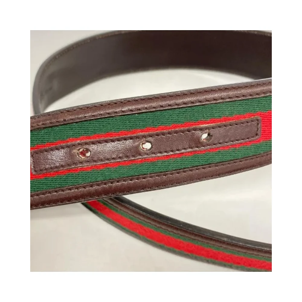 Gucci Vintage Pre-owned Cotton belts Multicolor Heren