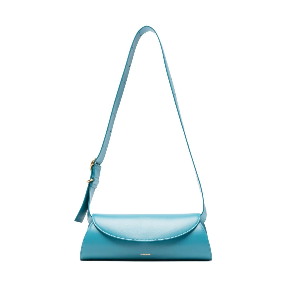 Jil Sander Women's Blue Cannolo Shoulder Bag - Shoulder Bags - One Size - Bags
