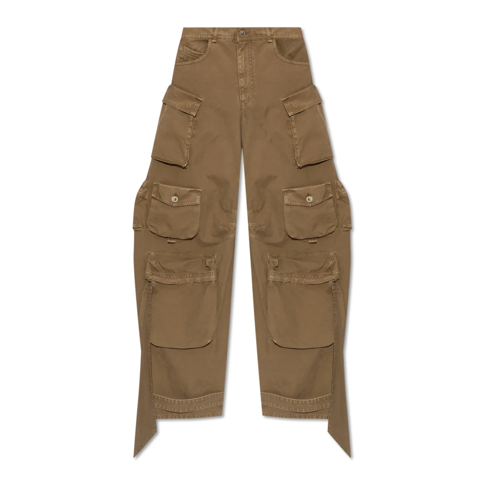 The Attico Cargo broek Green Dames