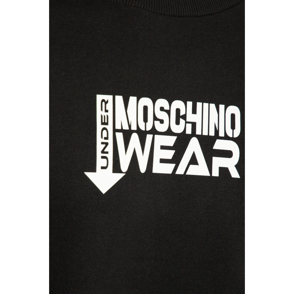 Moschino Bedrukte sweatshirt Black Heren