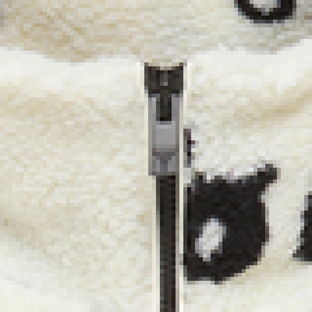 carlo colucci Teddy Fleece Jack met Merkdetails Beige Heren