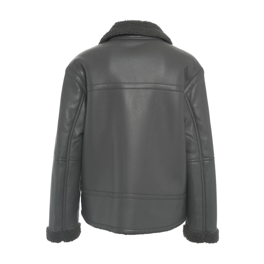 Kaos Grijze Jas Aw24 Damesmode Gray Dames