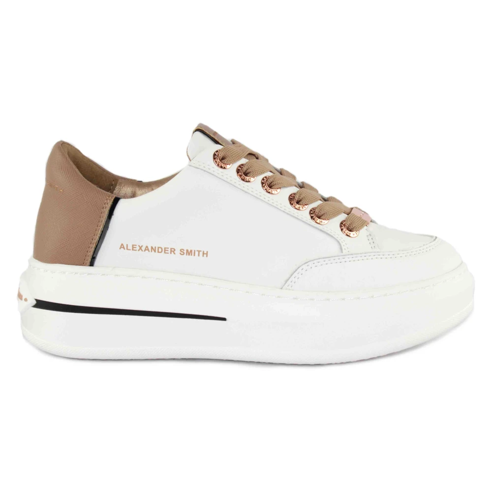 Alexander Smith Beige Wit Stijlvol Model White Dames