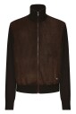 brown-suede-bomber-jacket-with-knit-sleeves