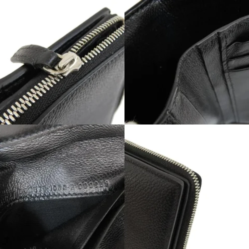 Balenciaga Vintage Pre-owned Leather wallets Black Dames