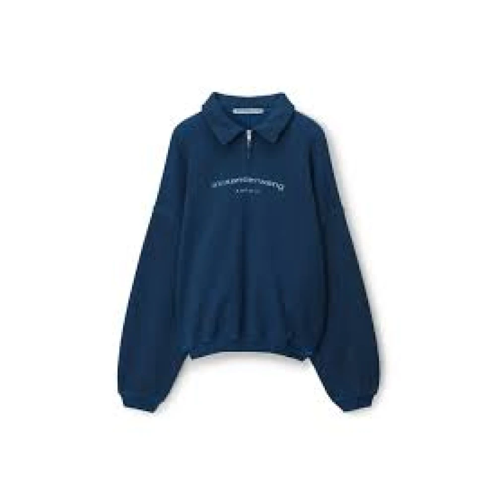 Alexander wang Stijlvolle Sweatshirt voor Heren Blue Dames