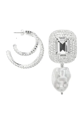 Earrings 11 Rhodium