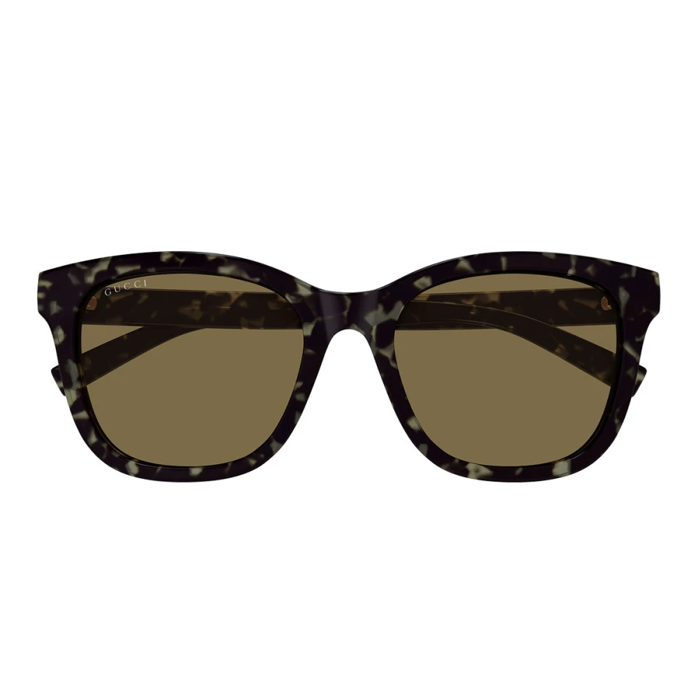 Gucci Unisex Brown Sunglasses, 55 Mm, Square Cat-Eye Sunglasses