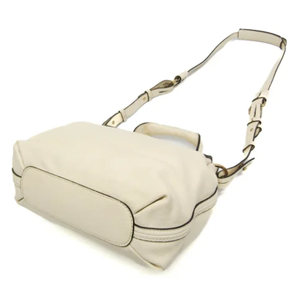 Chloé Pre-owned Leather handbags Beige Dames