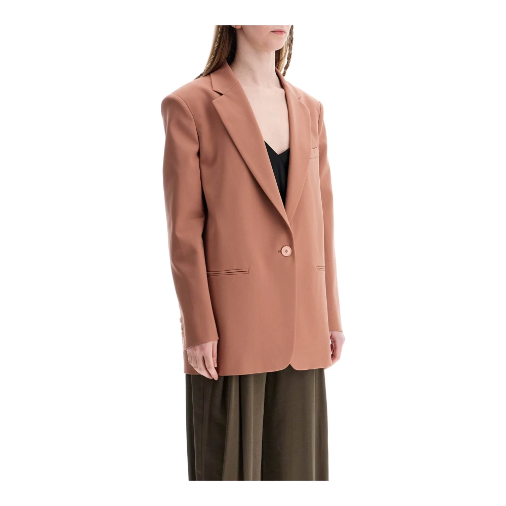 Andamane Donkerroze Elegant Synthetisch Blazer Brown Dames