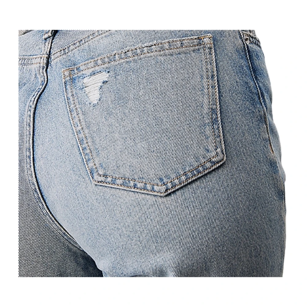 Calvin Klein Vintage High Waist Tapered Leg Jeans Blue Dames