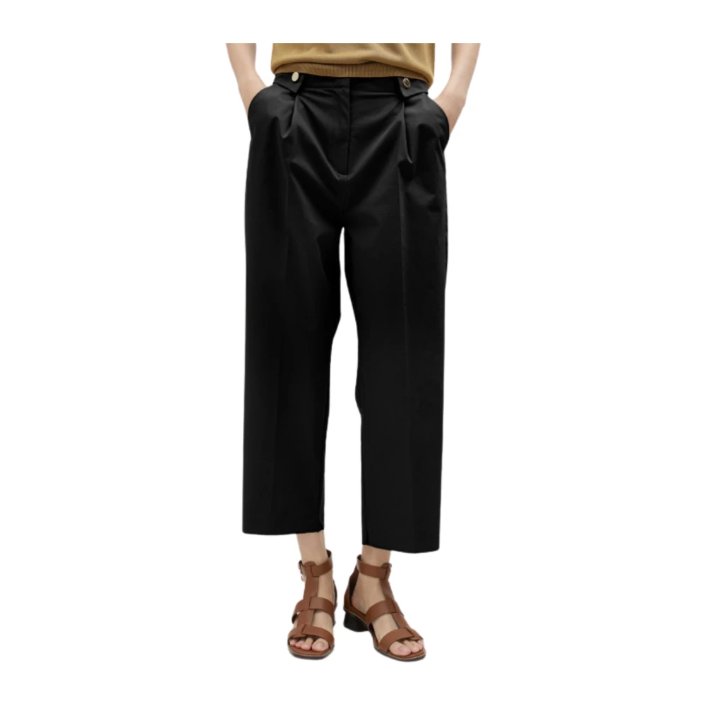 Lola Casademunt Op maat gemaakte stoffen broek zwart Black Dames