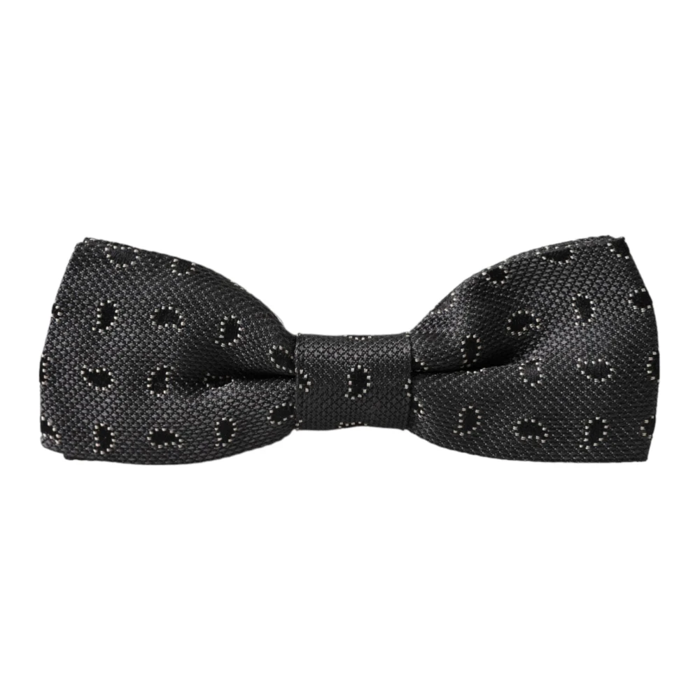 Dolce & Gabbana Men's Black Tied Bow Tie