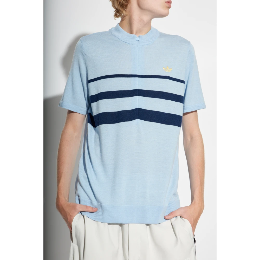 adidas Originals Wollen Top Blue Heren