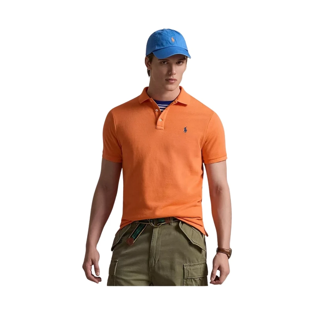 Polo Ralph Lauren Uomo Arancione Top, L, New,