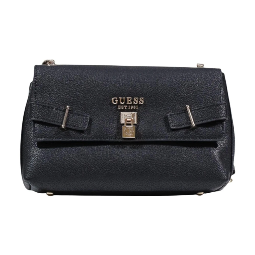 Guess Women's Black Yesba Convertible Xbody Flap - Shoulder Bags - One Size - Bags