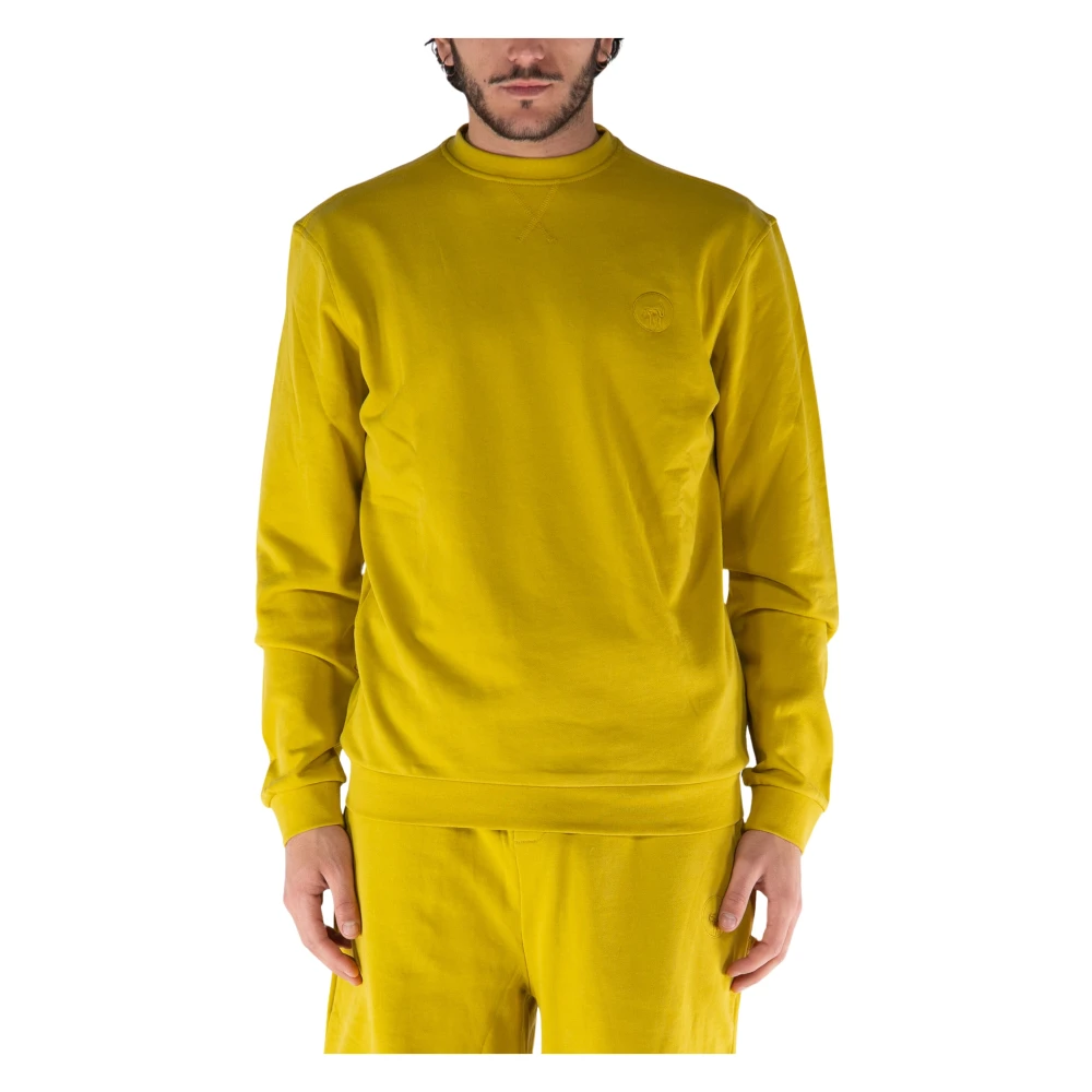 Ciesse Piumini Stijlvolle Fleece Sweater Yellow Heren