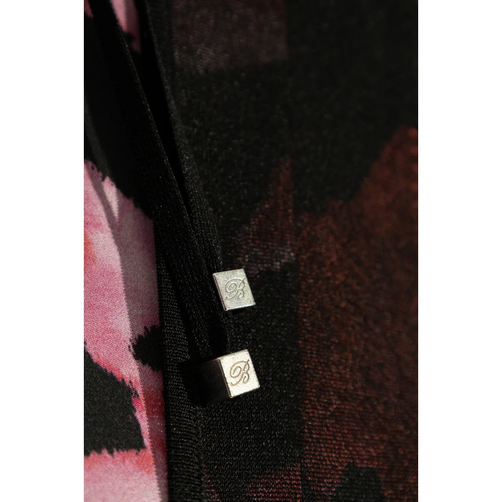 Blumarine Vest met bont Black Dames