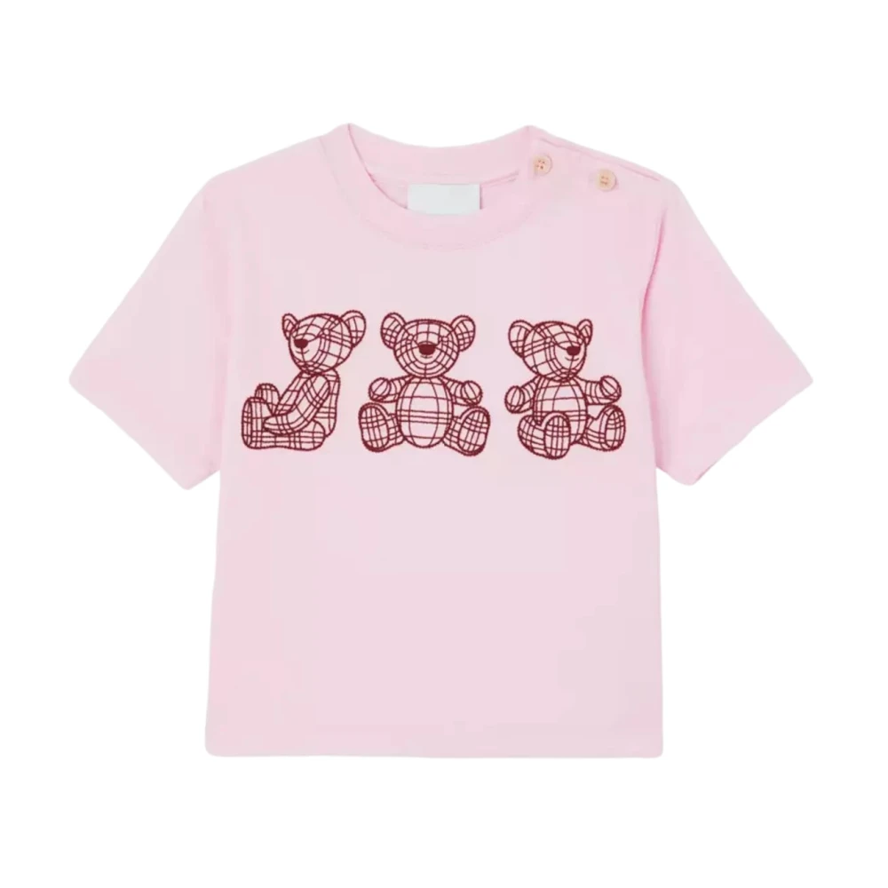 Burberry Färgglad Tryck Barn T-shirt Pink, Flicka