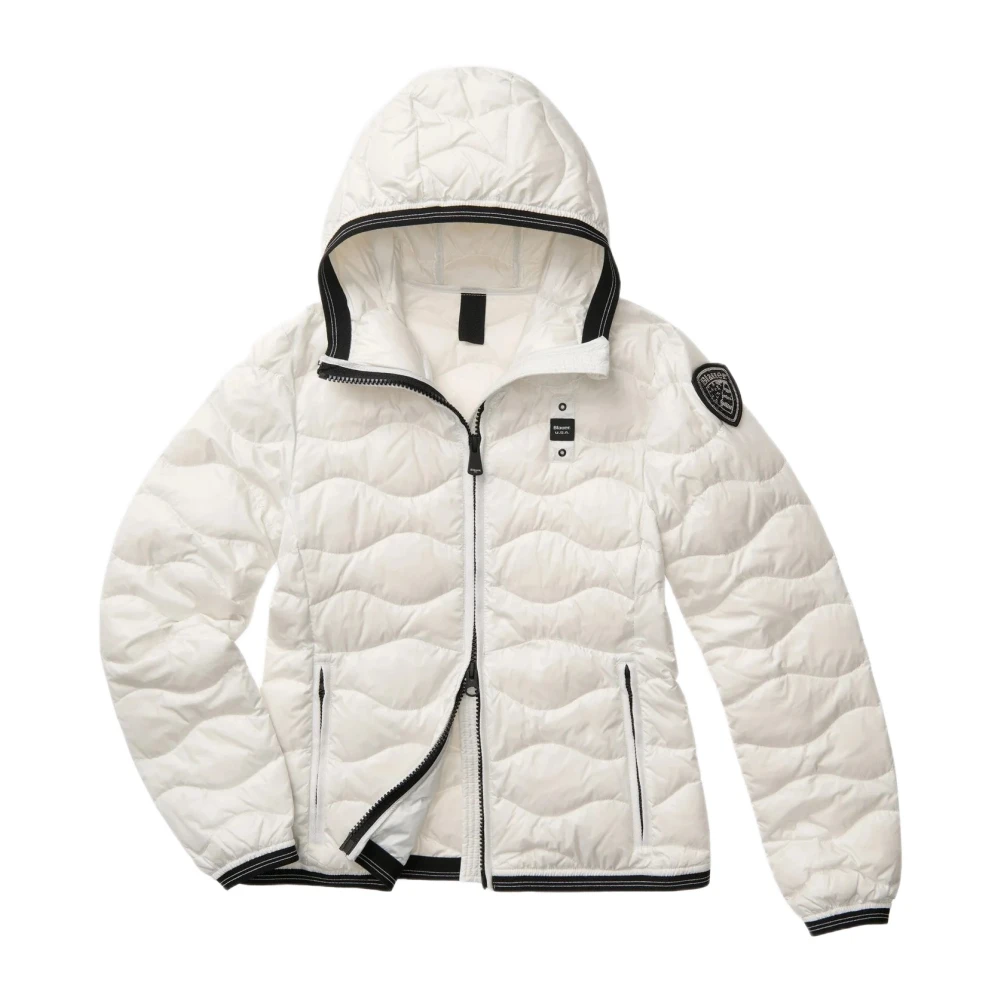 Blauer Women's White Winter Jackets, Xl, Piumino Onda