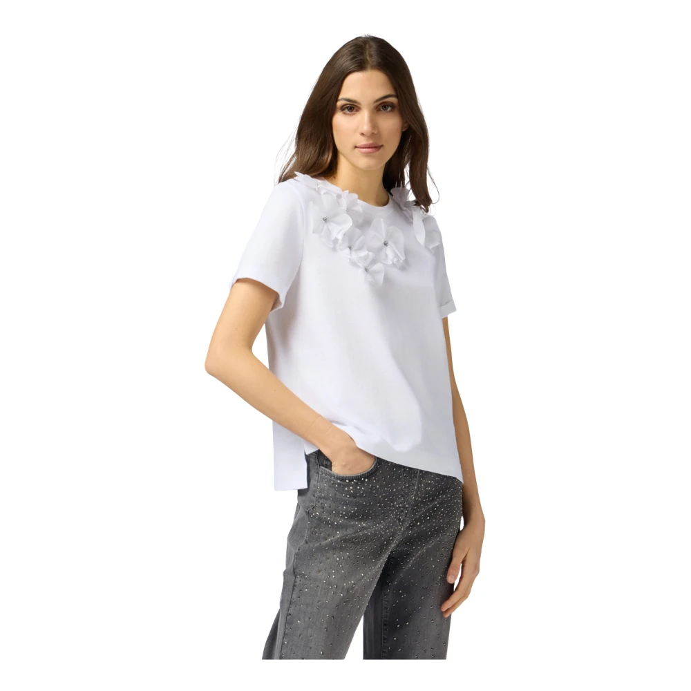 Oltre - Tops > T-Shirts - White - Oltre - Modalova