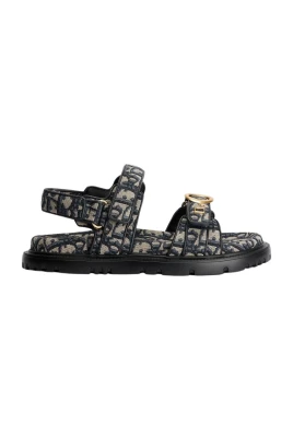 Sandaler i Oblique Jacquard-tyg