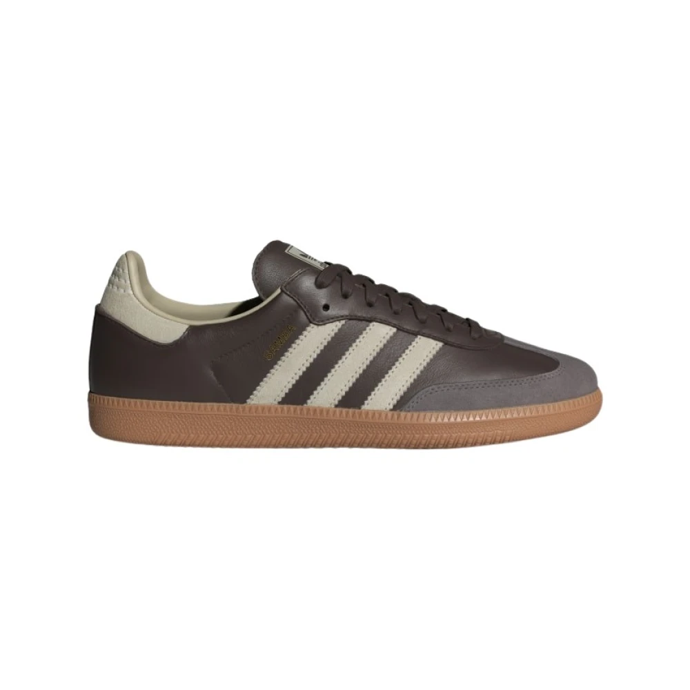 Adidas Men's Brown Samba Leather Trainers - Skateboarding - 6 Uk - Sport