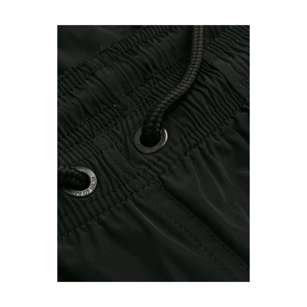 Marcelo Burlon Heren Boxer Zwembroek Geborduurd Logo Black Heren
