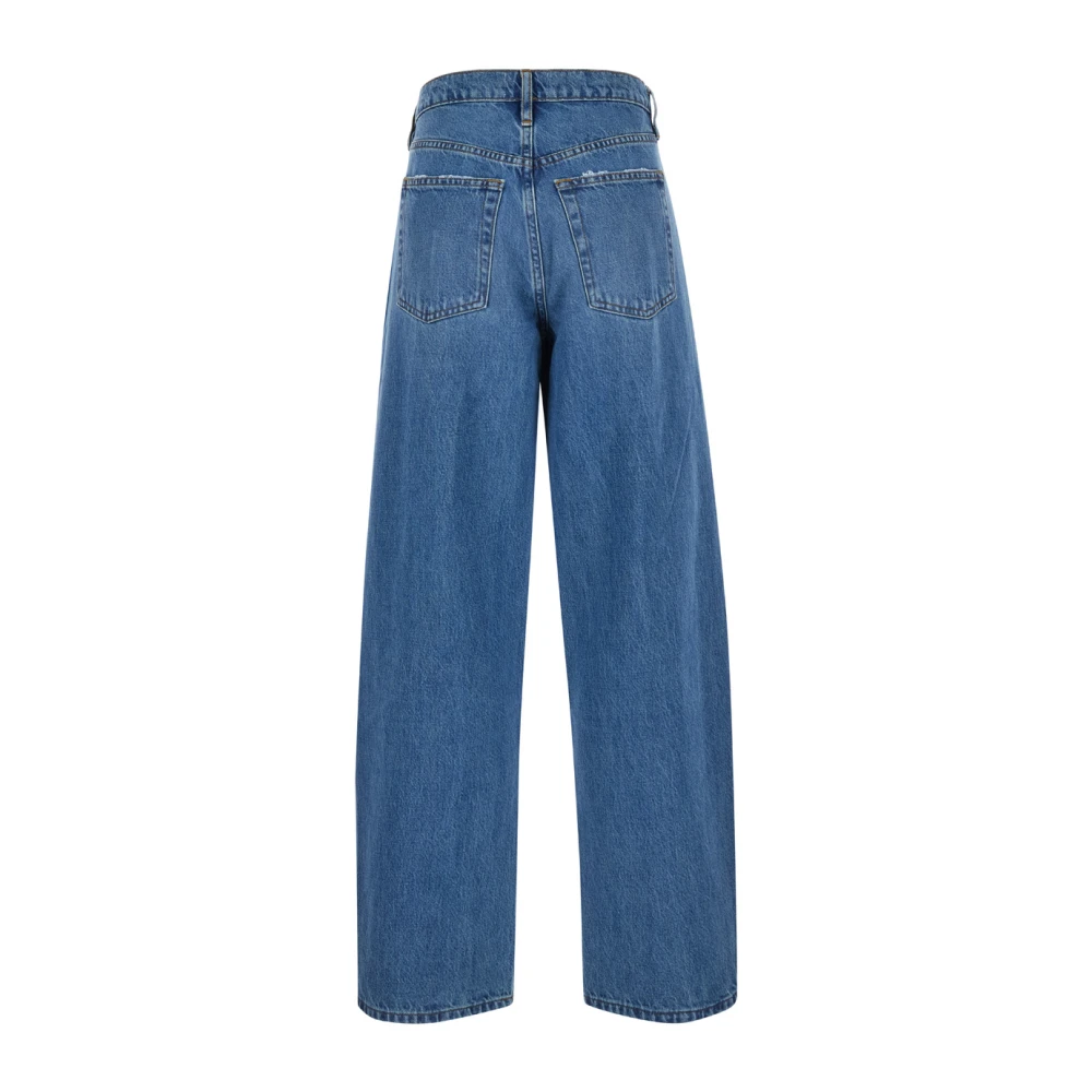 Frame Barrel Jeans Blue Dames