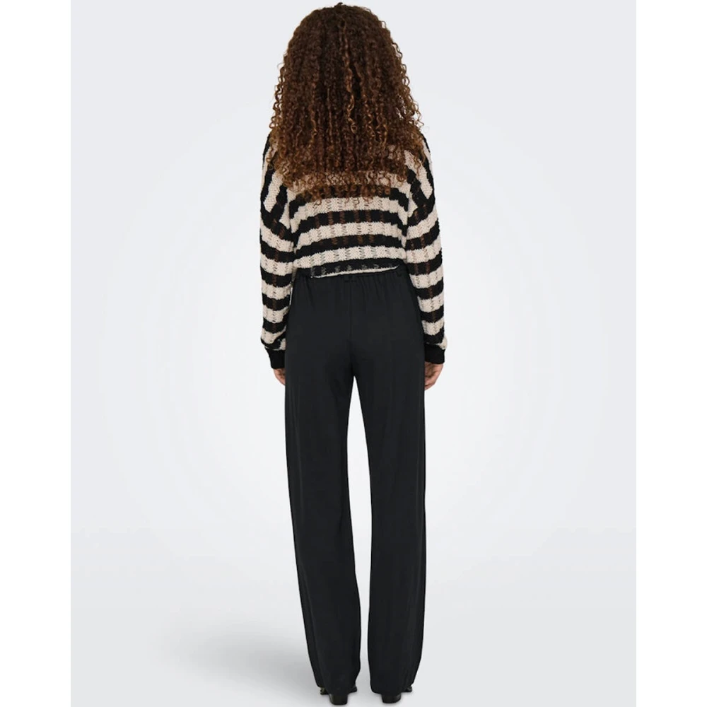 Only Straight Leg Broek Black Dames