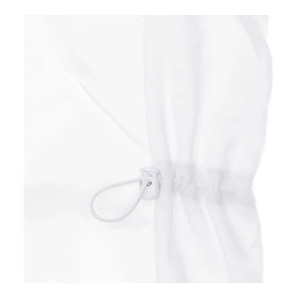 Adidas Witte Tee Jurk met Trefoil Logo White Dames