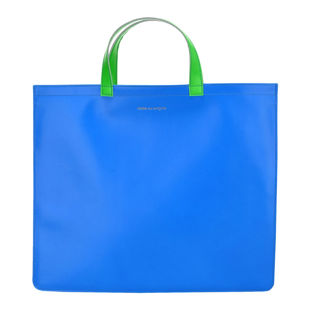 Comme des Garçons Blauw Oranje Super Fluo Portemonnees Ss21 Blue Heren