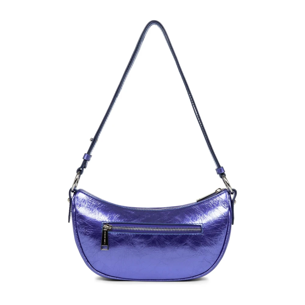 Lancaster Fashion FIrenze Rits Halve Maan Tas Blue Dames
