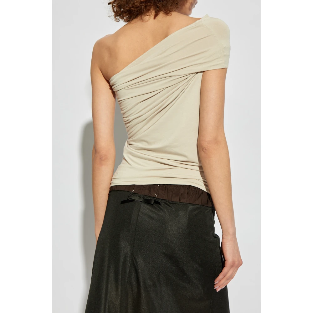 Entire Studios Top Pillar Beige Dames