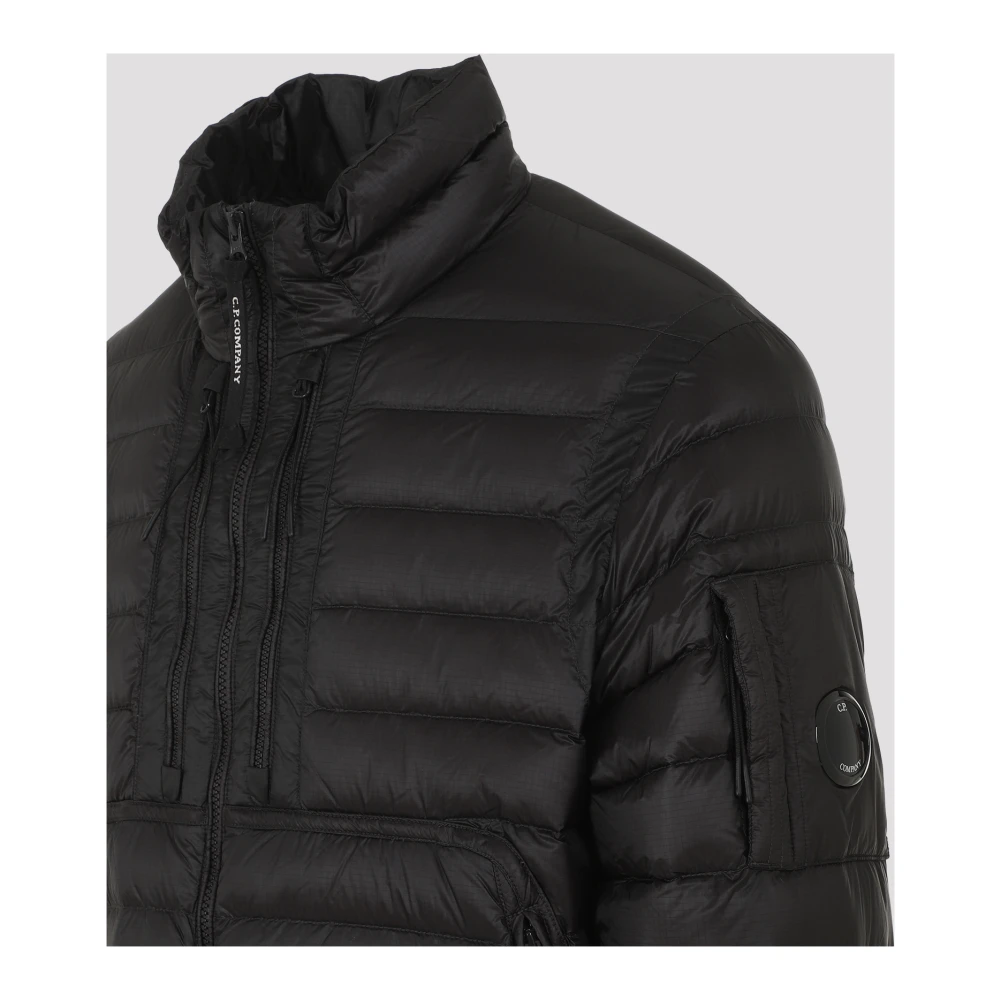 C.P. Company Zwarte Winterjas Stijlvol Mannen Black Heren