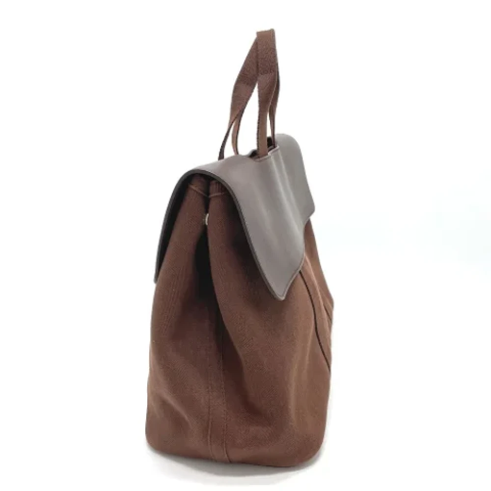 Hermès Vintage Pre-owned Leather handbags Brown Dames