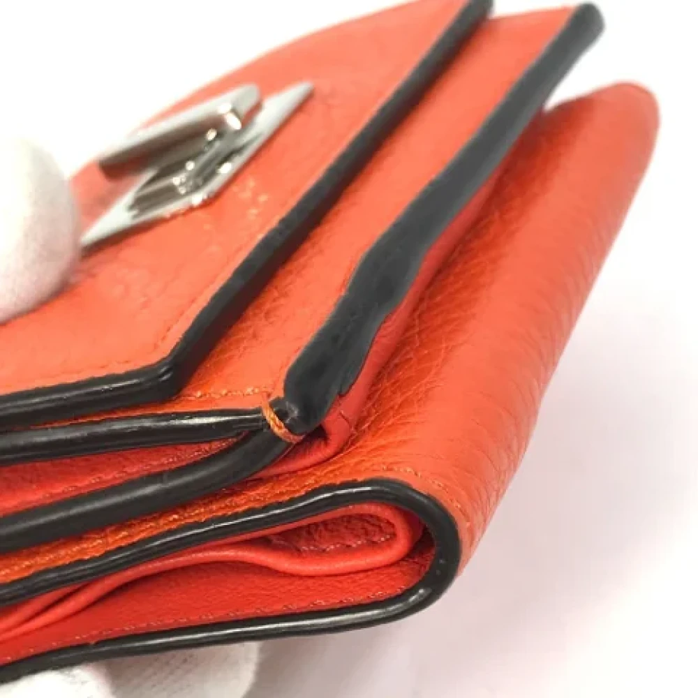 Fendi Vintage Pre-owned Leather wallets Orange Dames