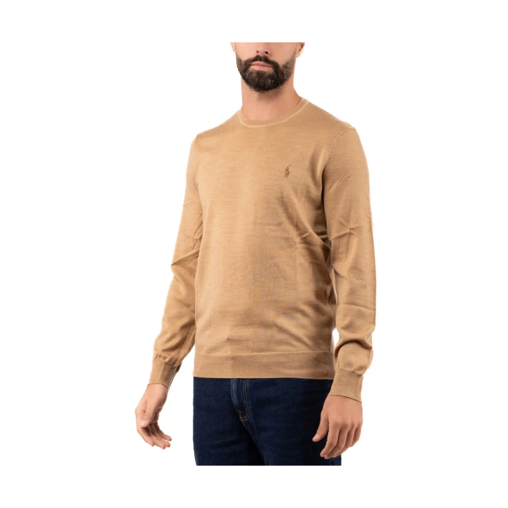 Ralph Lauren Rondgebreide trui Brown Heren