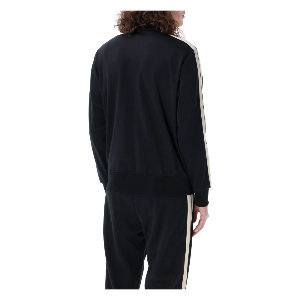 Palm Angels Klassieke Logo Track Jacket Zwart Wit Black Heren