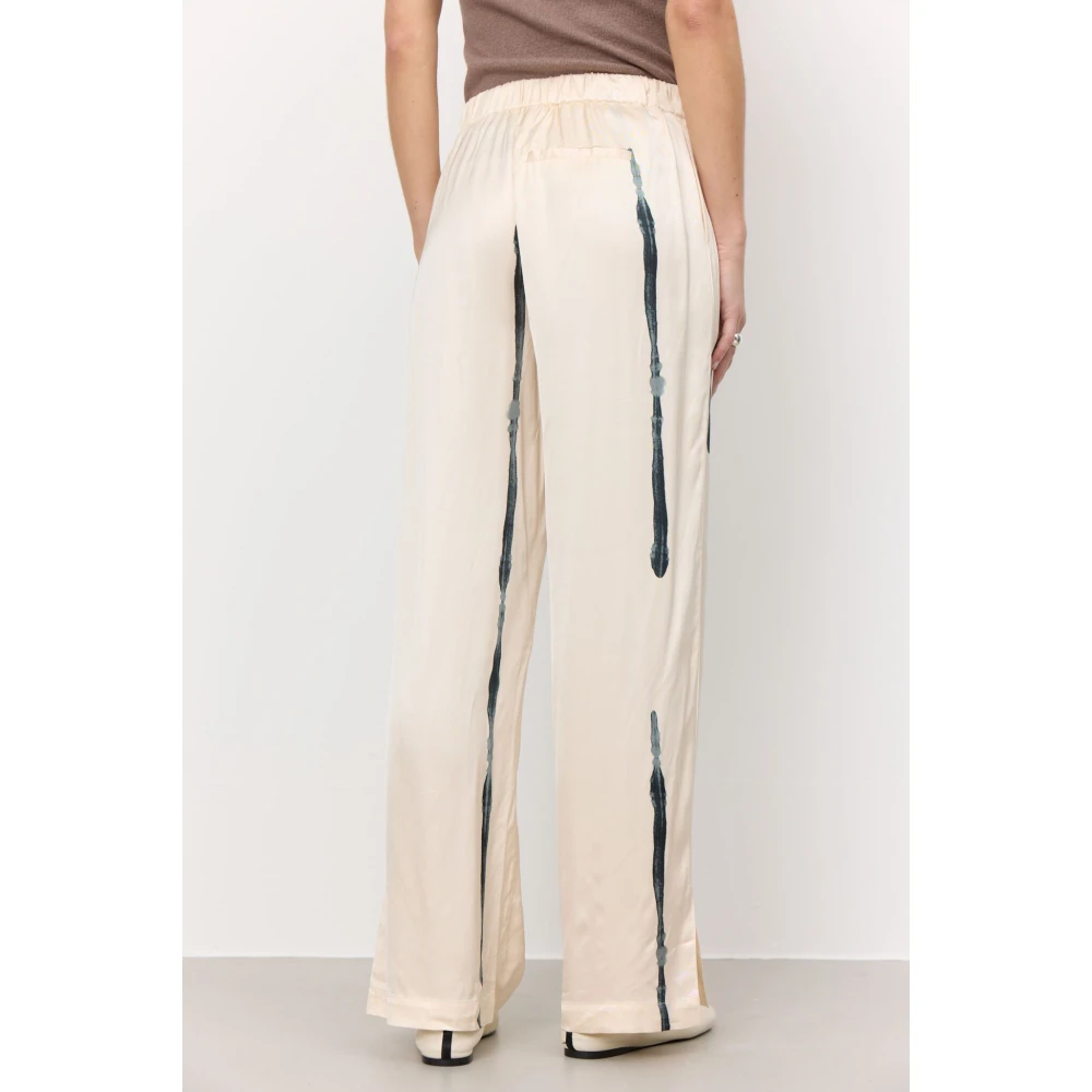 Levete Room Deep Teal Combi Gia 2 Broek Beige Dames