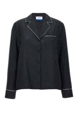 Off Jaquard Pajama Shirt