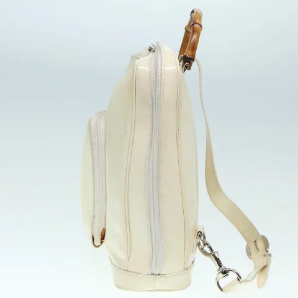 Gucci Vintage Pre-owned Nylon gucci-bags Beige Dames