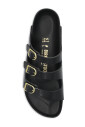 black-slip-on-buckle-strap-shoes